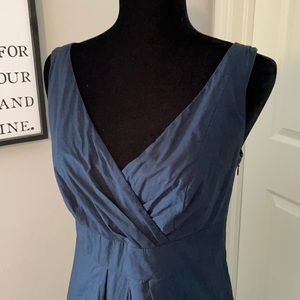 Lands End Navy Dress